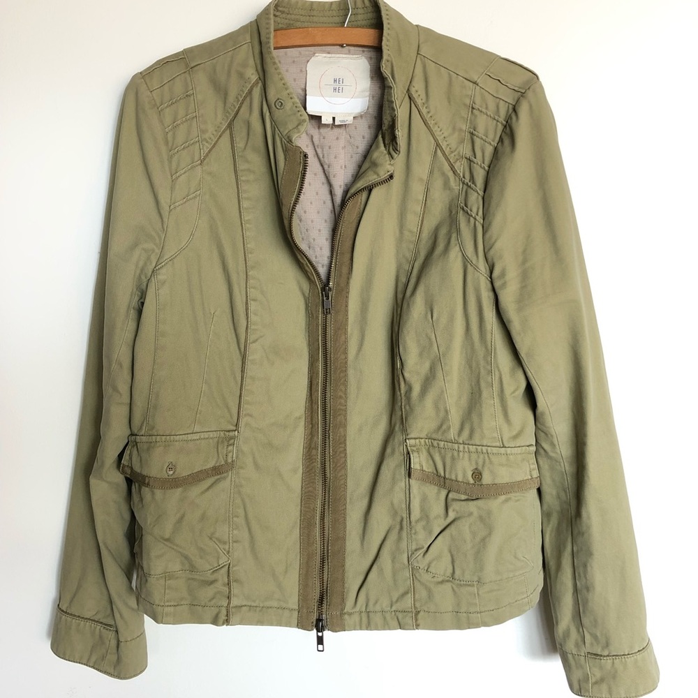 Anthropologie Hei Hei green jacket